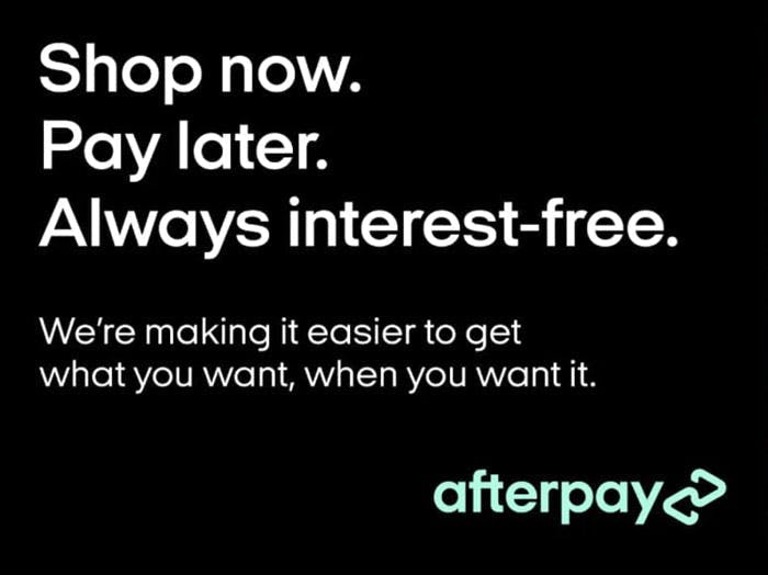 Afterpay banner