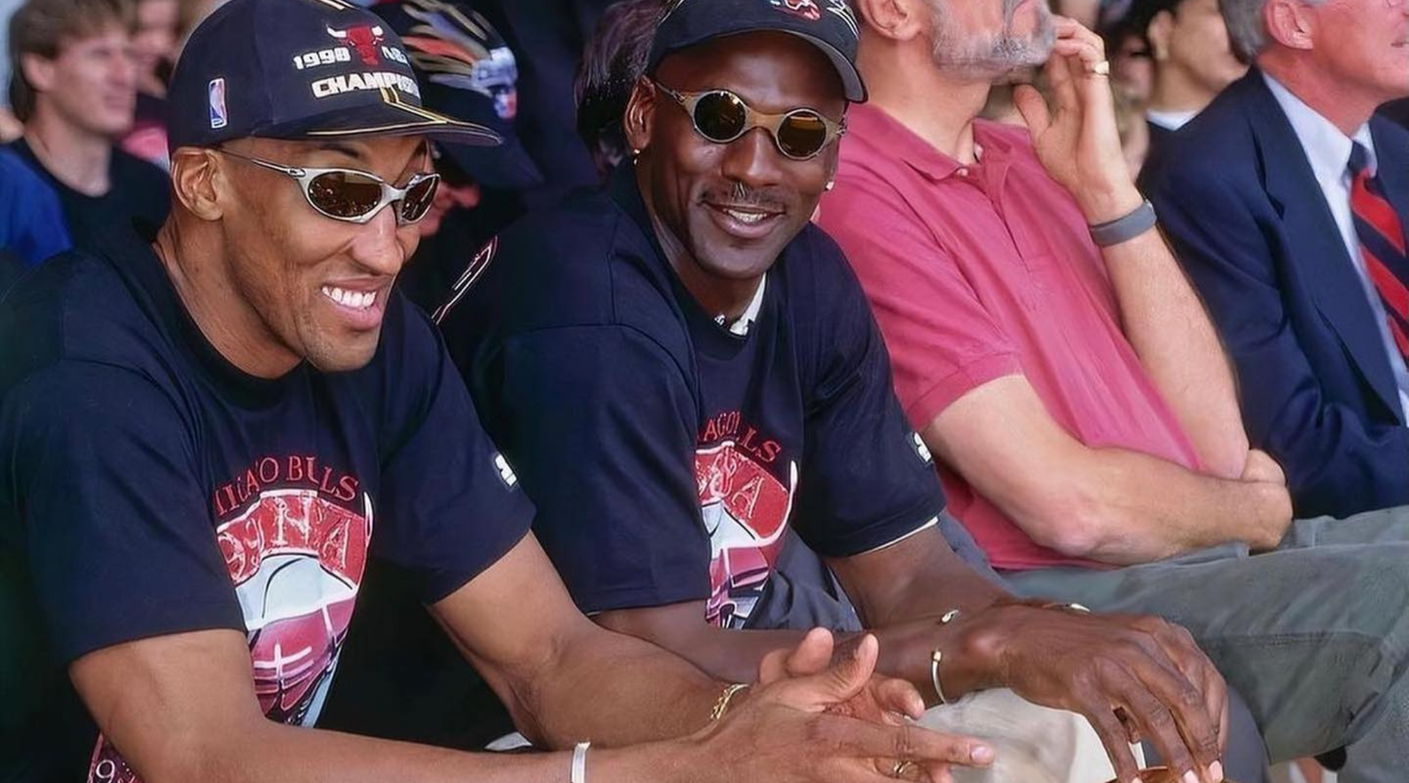 Michael Jordan wearing Oakley Sunglasses