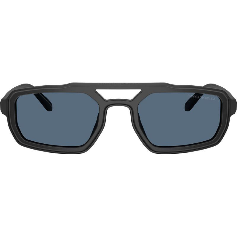 EA4240U, Matte Black/Dark Blue Lenses