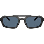 EA4240U, Matte Black/Dark Blue Lenses
