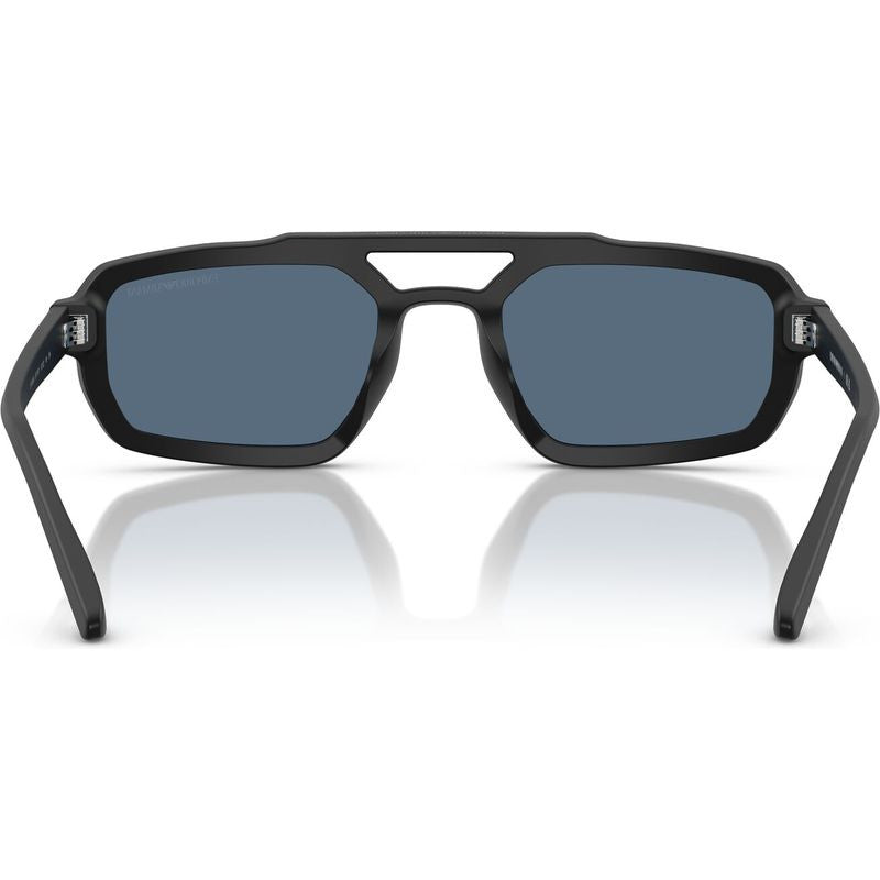 EA4240U, Matte Black/Dark Blue Lenses