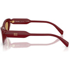 Miu Miu MUB11SU Opal Burgundy Brown Temple