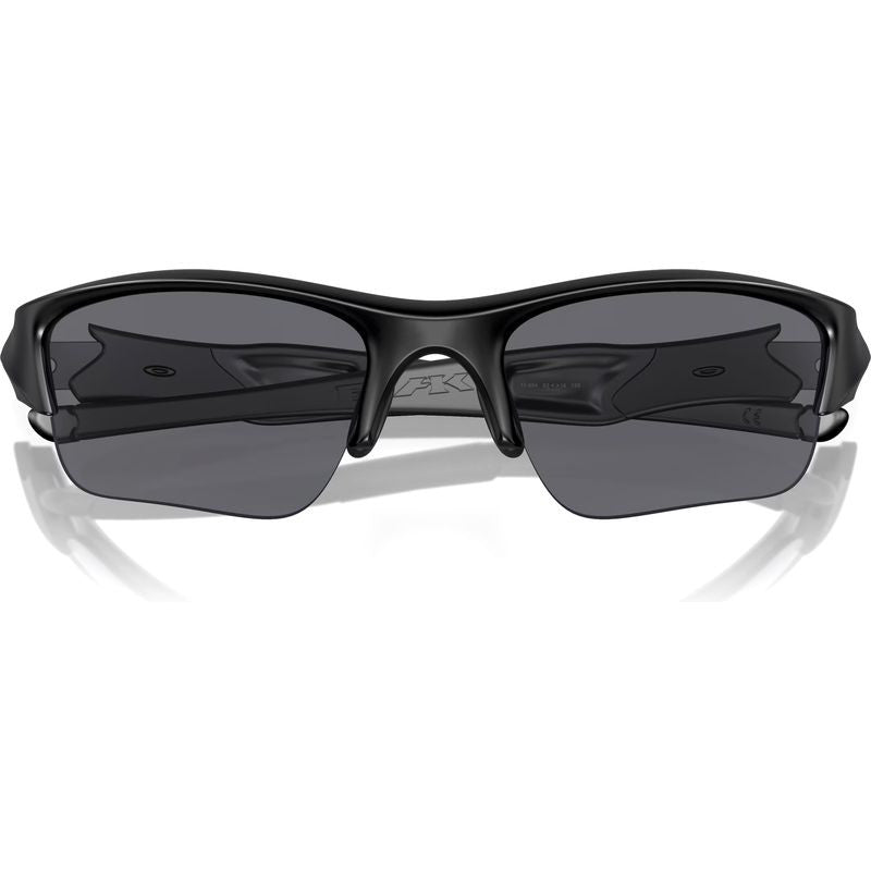 Flak Jacket XLJ, Matte Black/Grey Lenses