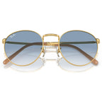 New Round RB3637, Gold/Blue Gradient Glass Lenses 53 Eye Size