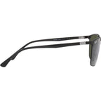 RB3686, Matte Black and Black/Green Glass Lenses