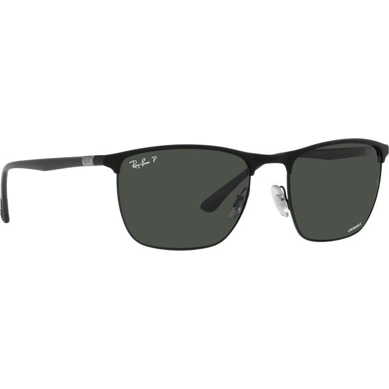 RB3686, Matte Black and Black/Dark Grey Glass Polarised Lenses