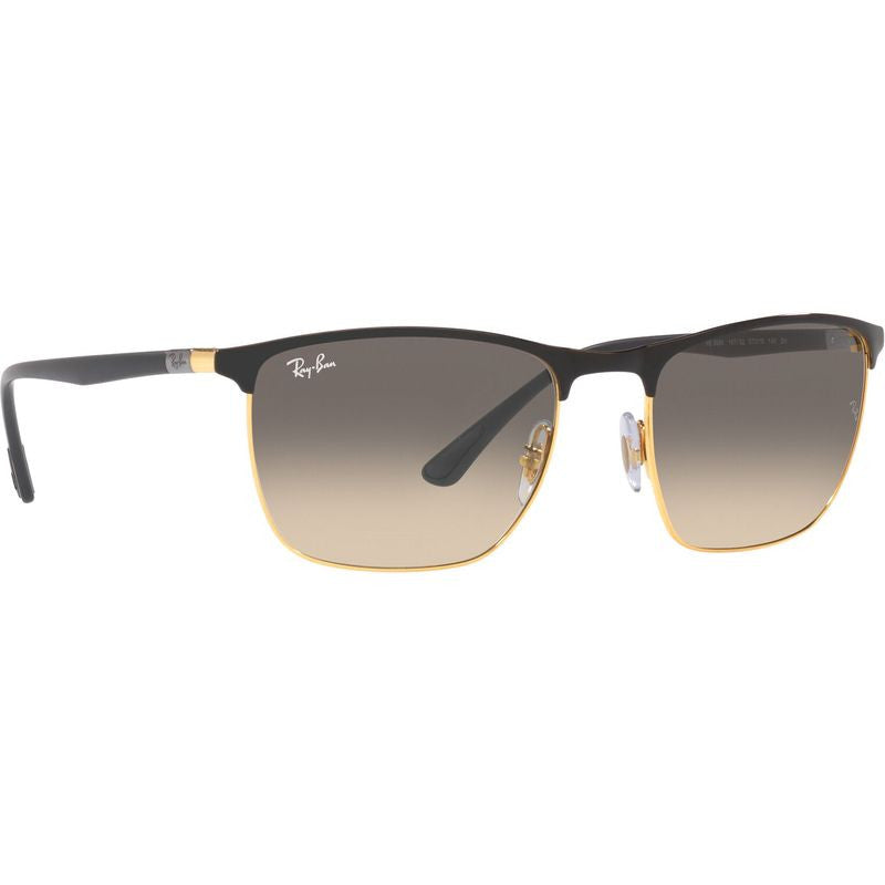 RB3686, Black on Arista/Grey Clear Gradient Glass Lenses