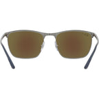 RB3686, Blue on Gunmetal/Blue Mirror Polarised Glass Lenses
