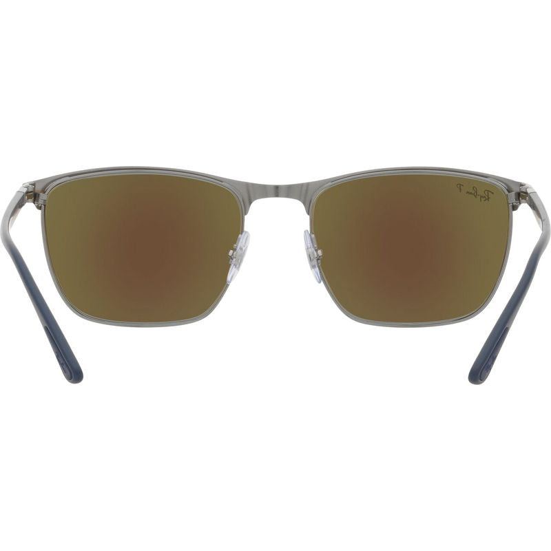 RB3686, Blue on Gunmetal/Blue Mirror Polarised Glass Lenses