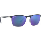 RB3686, Blue on Gunmetal/Blue Mirror Polarised Glass Lenses