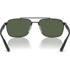 RB3701, Black/Dark Green Lenses