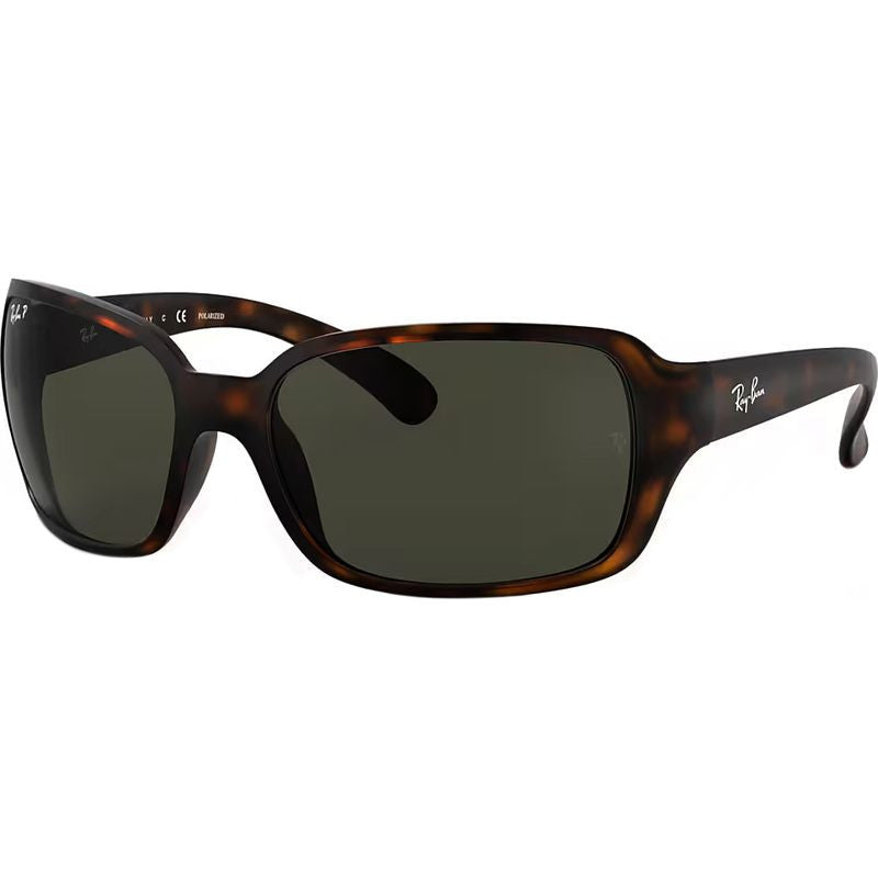 RB4068, Matte Dark Havana/Green Polarised Glass Lenses