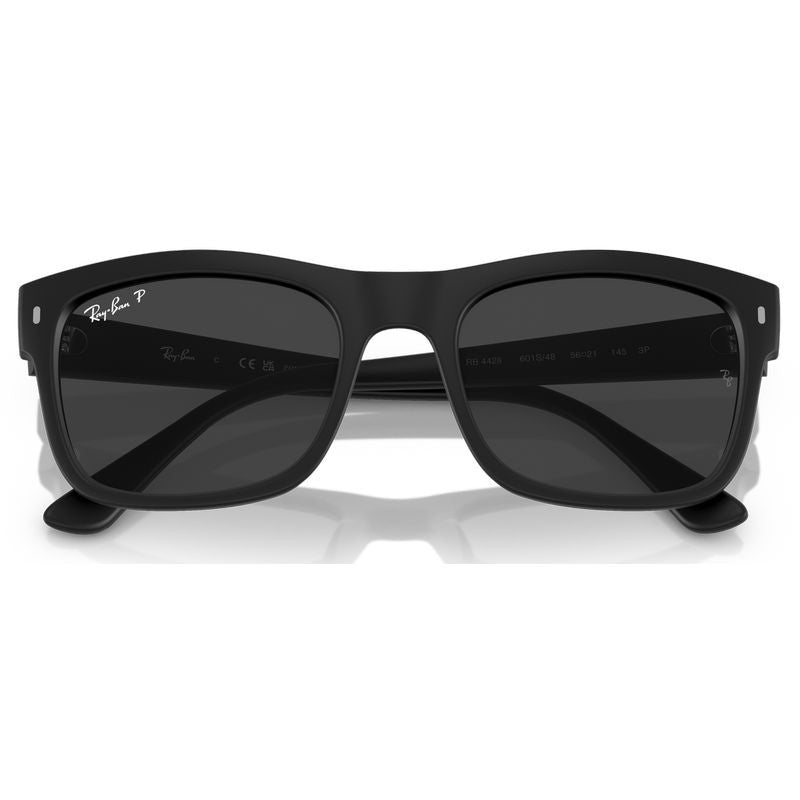 RB4428, Matte Black/Black Polarised Glass Lenses