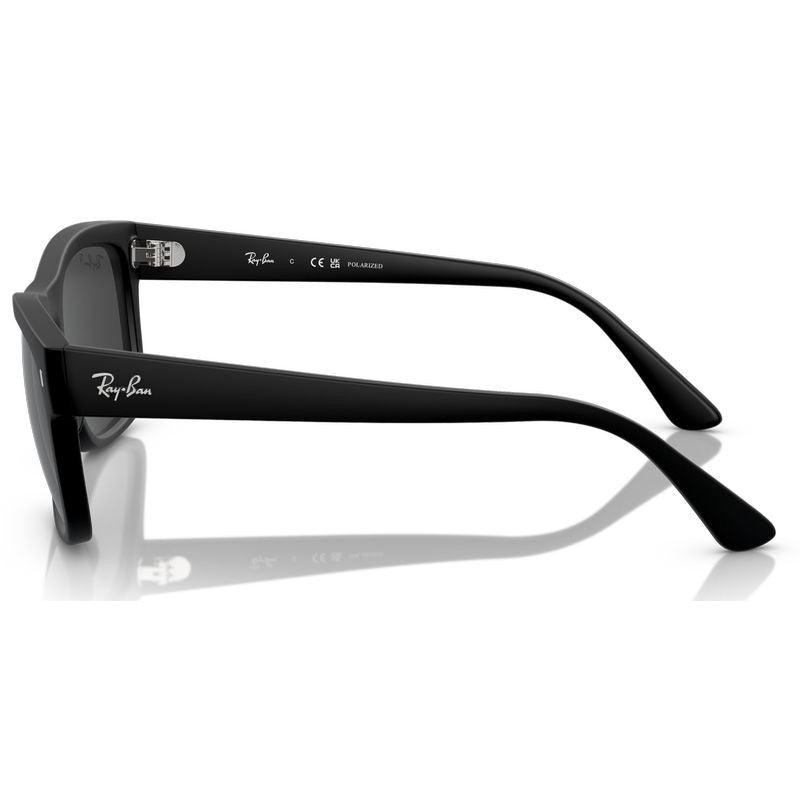 RB4428, Matte Black/Black Polarised Glass Lenses