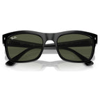 RB4428, Black/Green Glass Lenses