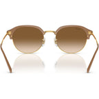 RB4429, Beige on Arista/Light Brown Gradient Glass Lenses 55 Eye Size