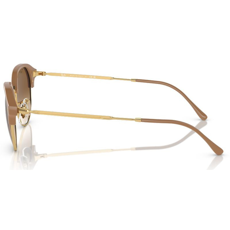 RB4429, Beige on Arista/Light Brown Gradient Glass Lenses 55 Eye Size