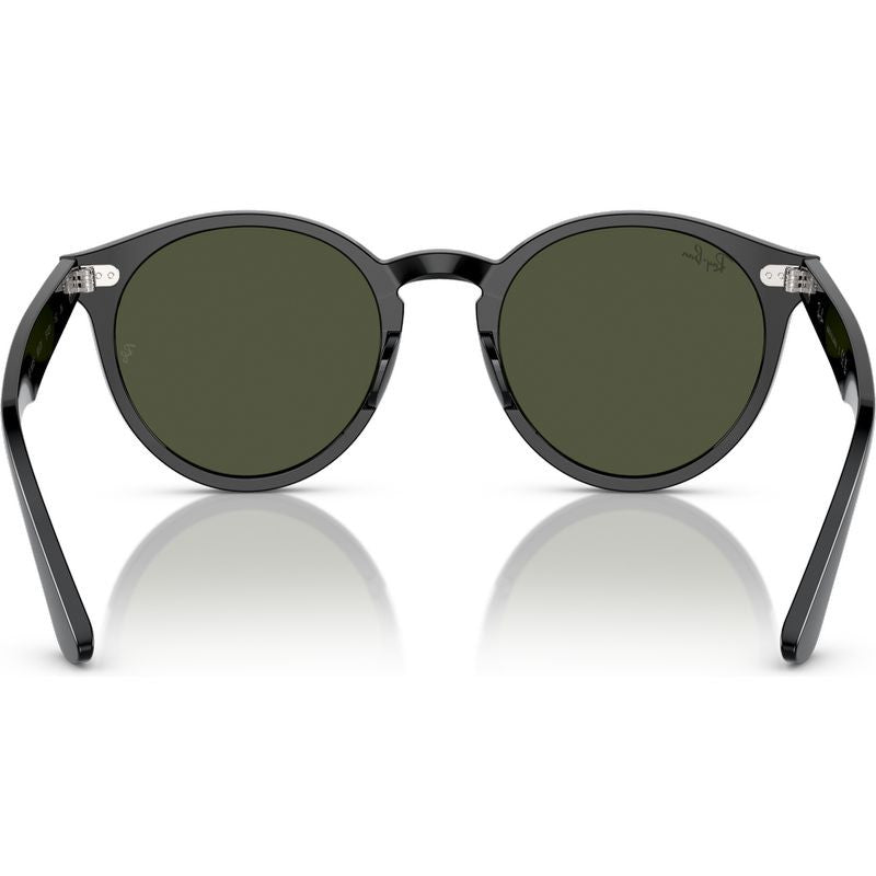 Larry RB7680S, Black/Green Glass Lenses 49 Eye Size