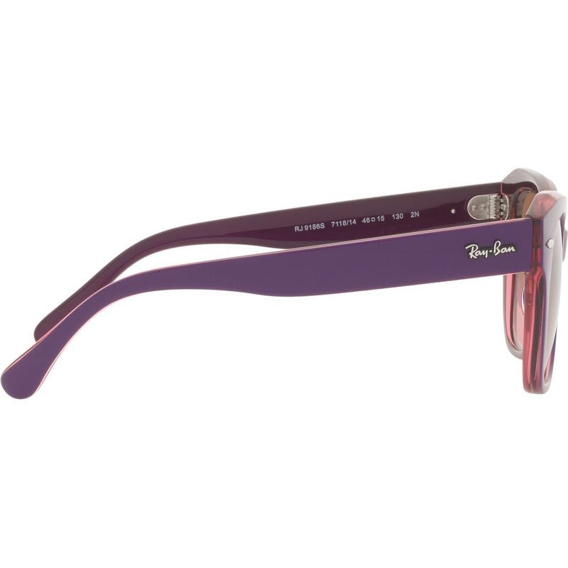 State Street Jr RJ9186S, Violet on Transparent Pink/Pink Brown Gradient Lenses 46 Eye Size