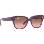 State Street Jr RJ9186S, Violet on Transparent Pink/Pink Brown Gradient Lenses 46 Eye Size