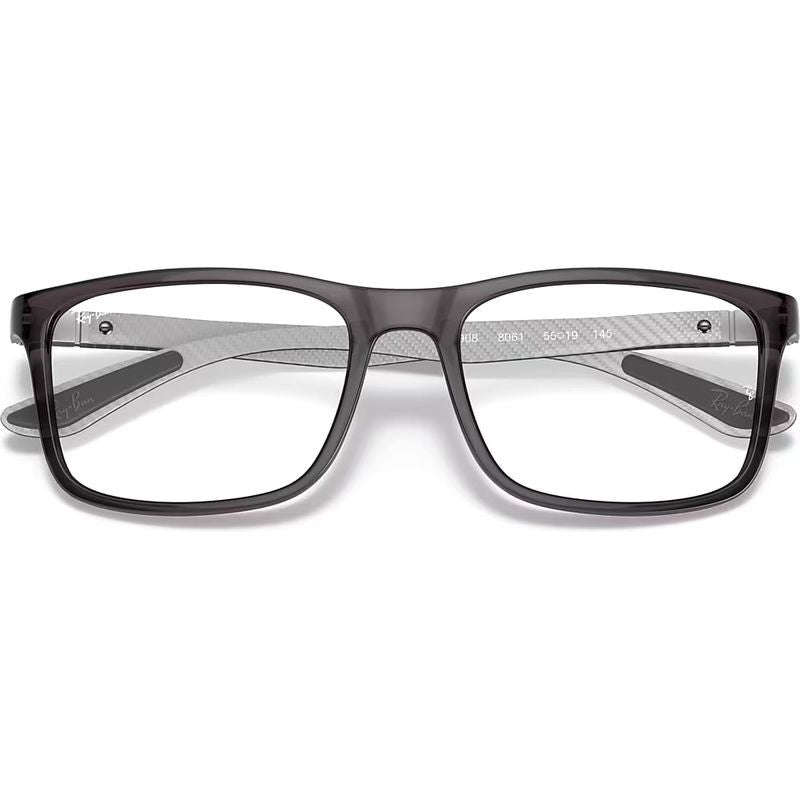 RX8908, Transparent Grey/Clear Lenses 55 Eye Size