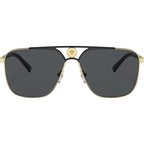 VE2238, Gold and Matte Black/Dark Grey Lenses