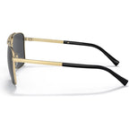 VE2238, Gold and Matte Black/Dark Grey Lenses