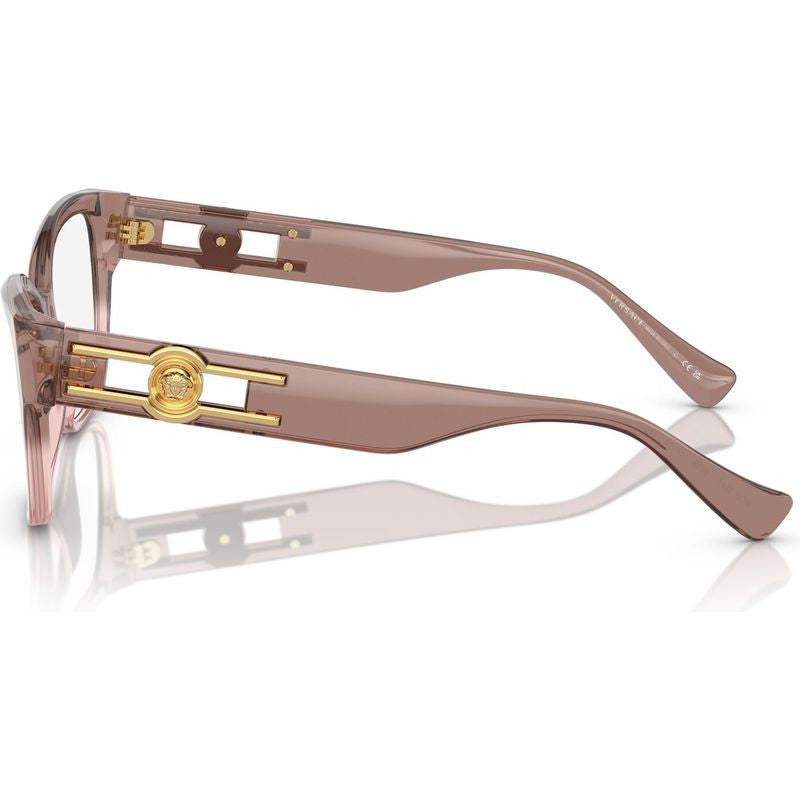 VE3347, Pink Transparent/Clear Lenses 54 Eye Size