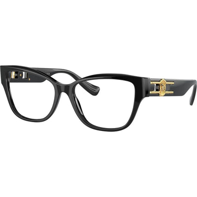 VE3347, Black/Clear Lenses 54 Eye Size