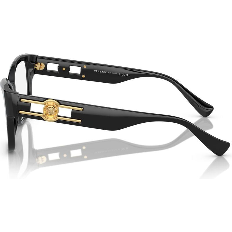VE3347, Black/Clear Lenses 54 Eye Size