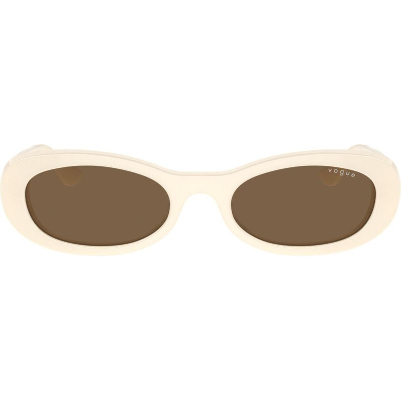 VO5582S, Full Ivory/Dark Brown Lenses