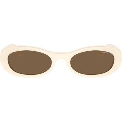 VO5582S, Full Ivory/Dark Brown Lenses