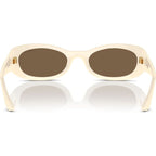 VO5582S, Full Ivory/Dark Brown Lenses