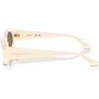 VO5582S, Full Ivory/Dark Brown Lenses