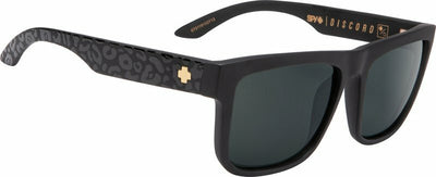 Discord, Matte Black Leopard/HD+ Grey Green with Silver Mirror Lenses