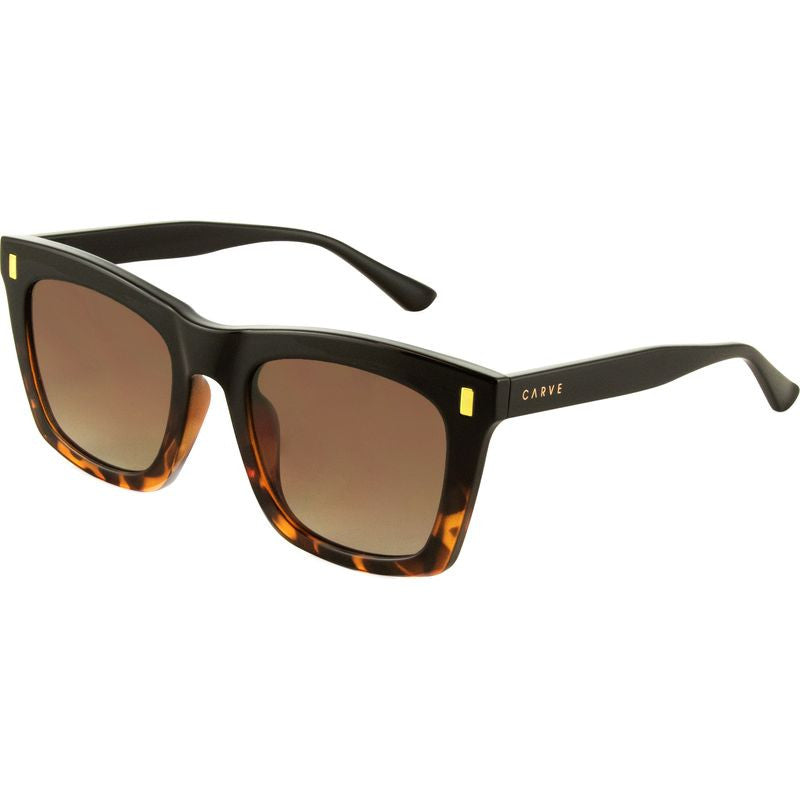 Kirby, Black Tort/Brown Gradient Lenses