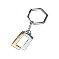 Locello Floating Keyring, Gold Silver