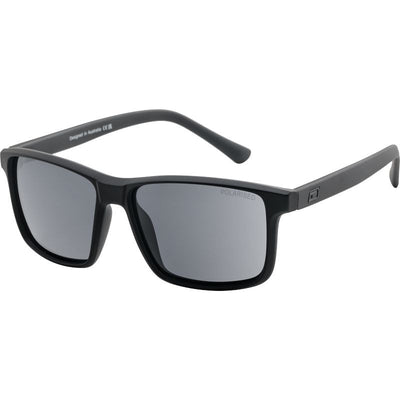 Mars, Satin Black/Grey Polarised Lenses