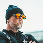 Rickard, Black/Red Mirror Polarised Lenses