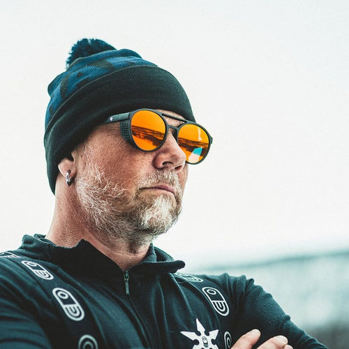 Rickard, Black/Red Mirror Polarised Lenses