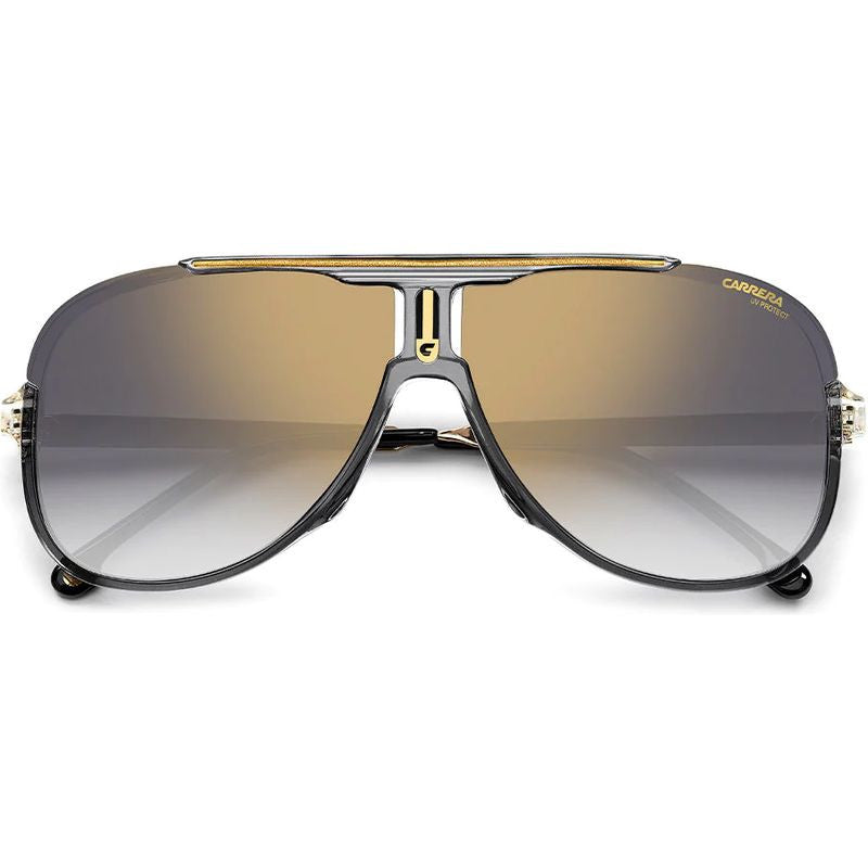 1059/S, Grey/Gold Grey Gradient Mirror Lenses