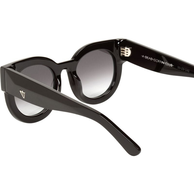 A Dead Coffin Club, Matte to Gloss Black/Black Gradient Polarised Lenses