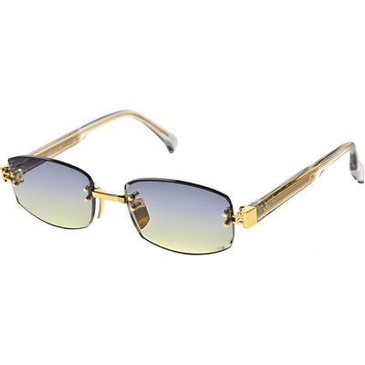 Georgie, Ghost/Malibu Blue Gradient Lenses