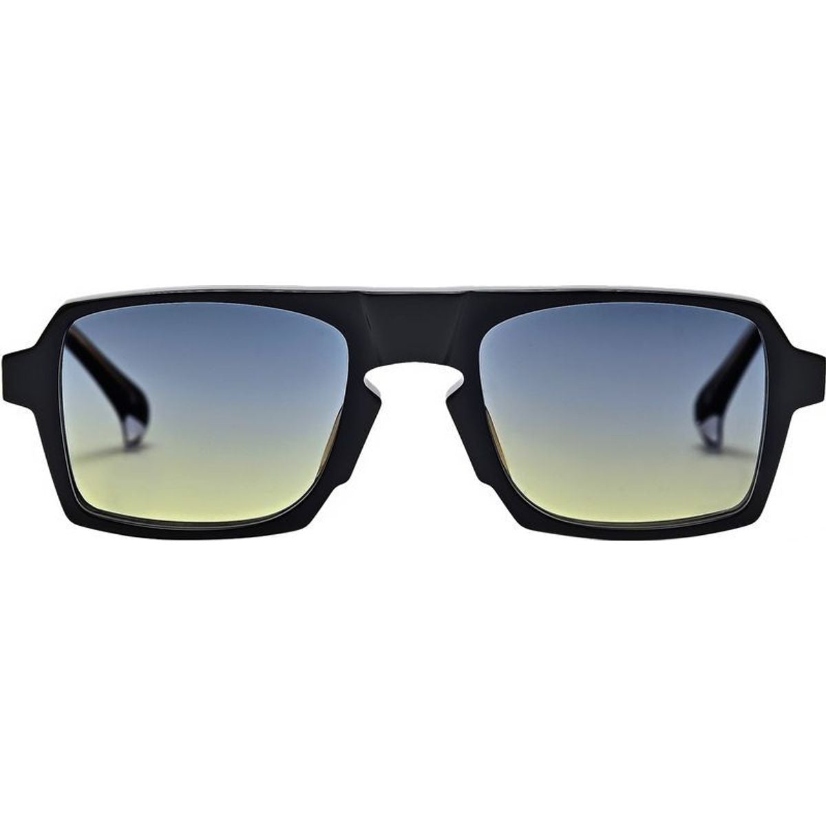 Lason Large, Black/Malibu Blue Gradient Lenses
