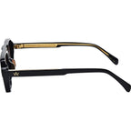 Lason Large, Black/Malibu Blue Gradient Lenses