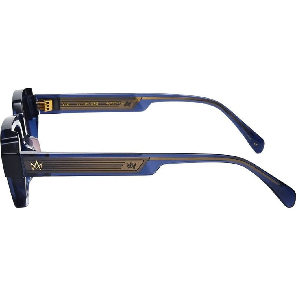 Vik, Indigo/Blue Gradient Lenses