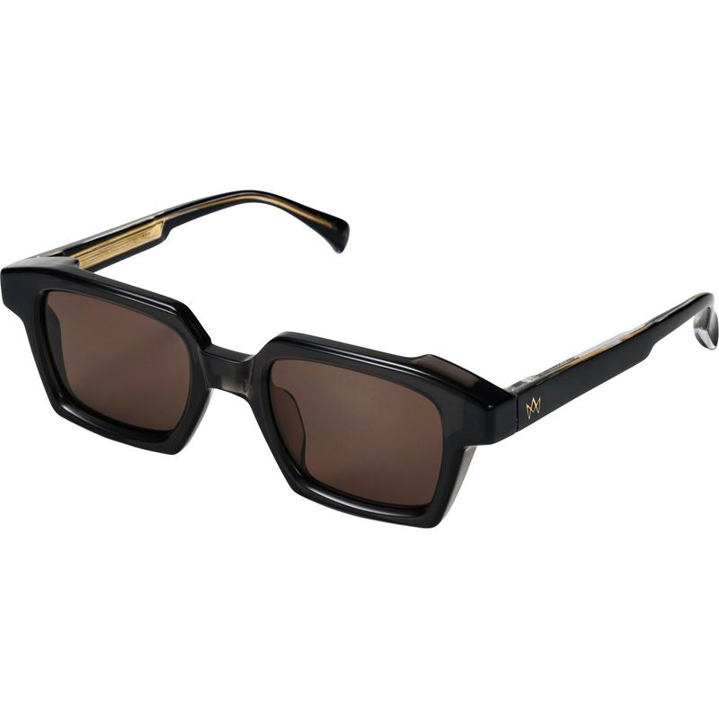 AM Eyewear Charlie Black Smoke Polarised Angle