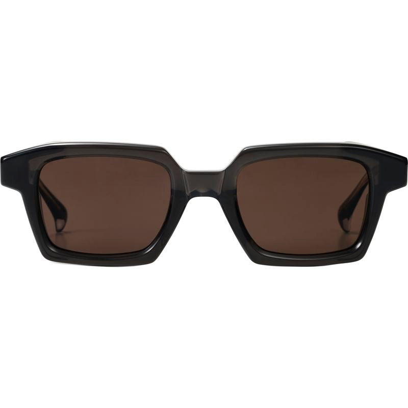 AM Eyewear Charlie Black Smoke Polarised Front