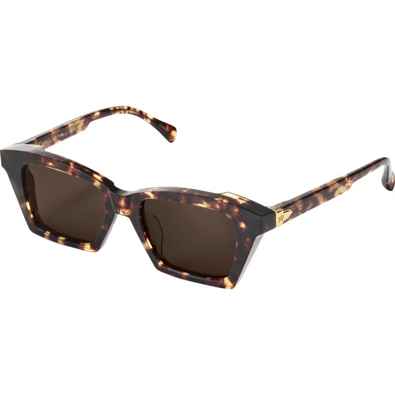 AM Eyewear Claire Tort Smoke Angle