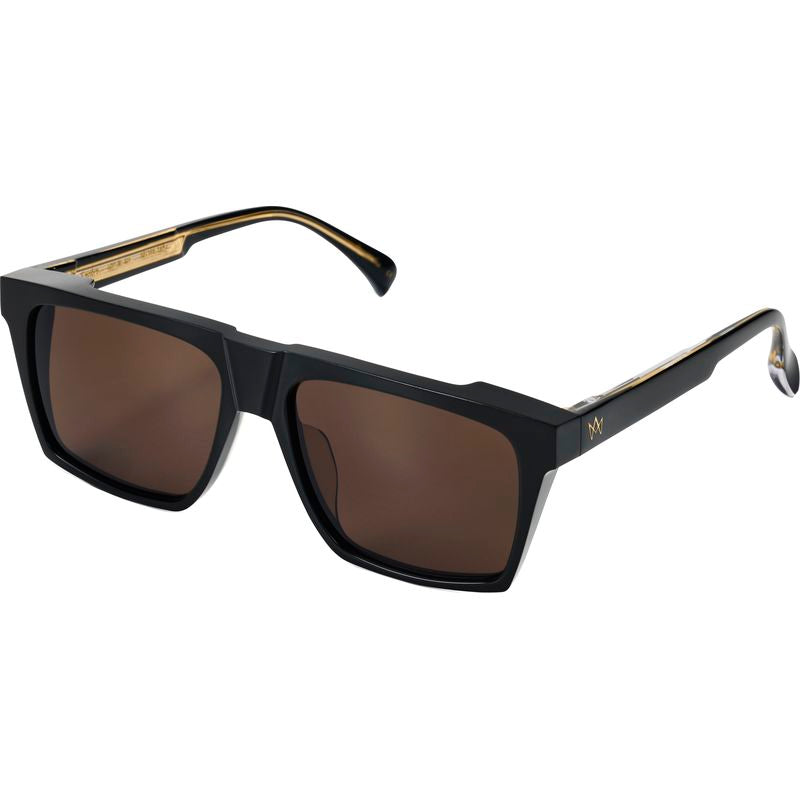AM Eyewear Sonka Black Smoke Angle